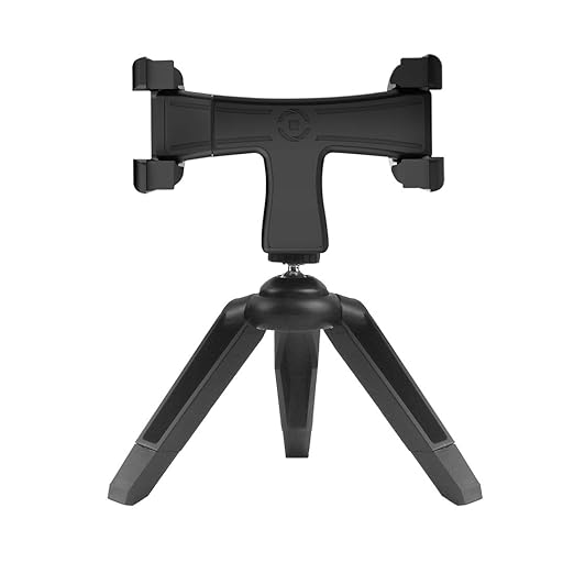 CELLY CLICKNANOTRI Tripod for Action Camara and Mobile Phones, Light Weight, Compact and Pocket Size, Adjustable Clamp with 3/4 Thread (Black) at Rs. 1132