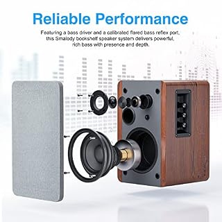 Smalody Haut-parleurs d’étagère Bluetooth alimentés – Entrée RCA Optique – Moniteurs de Champ Proche Actifs stéréo 2.0… - Les Beatles, Paul McCartney, John Lennon, RIngo Starr, George Harrison Smalody Haut-parleurs d'étagère Bluetooth alimentés - Entrée RCA Optique - Moniteurs de Champ Proche Actifs stéréo 2.0… – Image 3