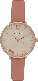 ساعة حريمي كلاسيكية - زهري، انالوج بعقارب