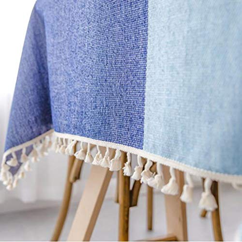 Nappe de table lin coton lavable pour protéger votre table basse du salon