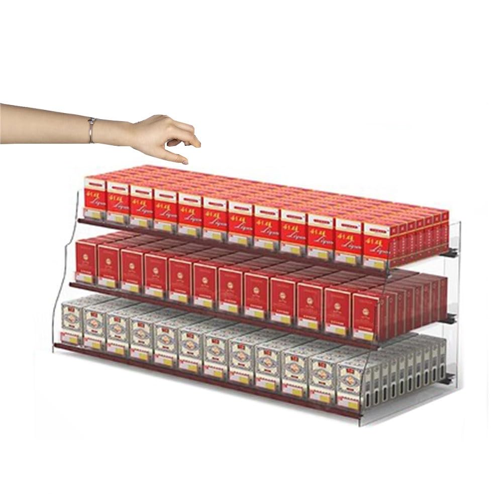 Exhibidor de cigarrillos para tiendas de conveniencia y cajas de supermercados modernos
