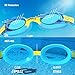 COPOZZ Kids Swimming Goggles, Child (Age 4-12) Waterproof Swim Goggles With Clear Vision Anti Fog UV Protection No Leak Soft Silicone Frame And Strap for Kid Boys Girls and Early Teens