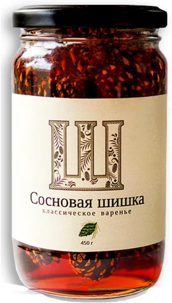 Pine Cone Jam with Baby Pine Cones 450g/15.87oz Imported Siberian Delicacy