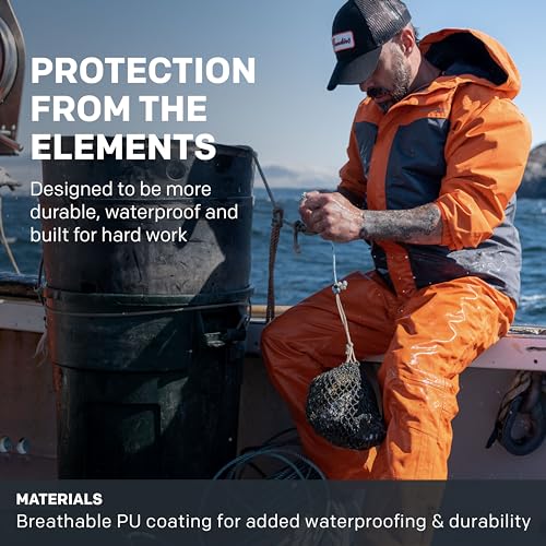 Grundens Men’s Full Share Jacket | Waterproof, Breathable, Hi Vis Yellow, 3X-Large3