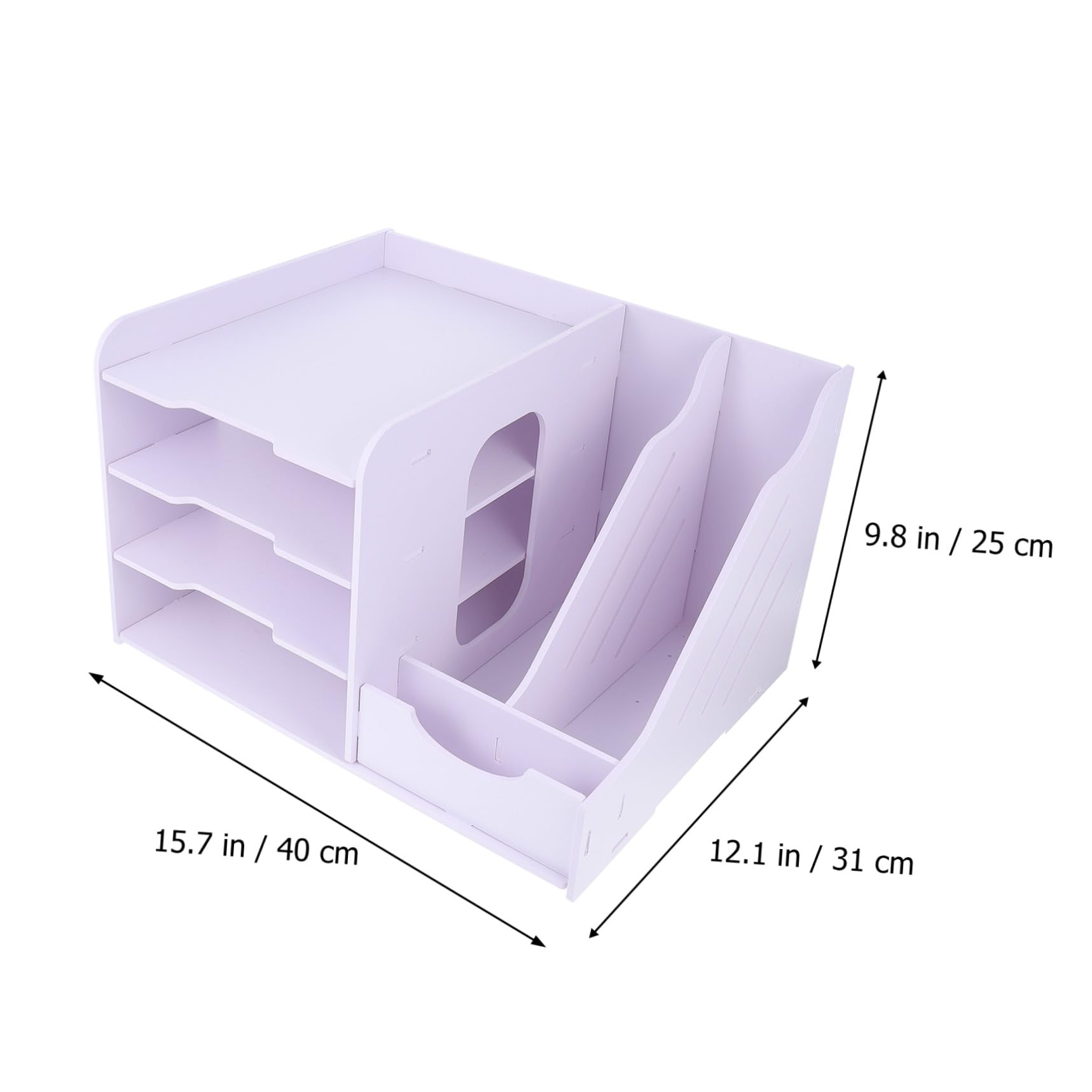 SHINEOFI 1pezzi Multi-layer File Storage Rack Per Ufficio Organizer Da Scrivania Per Documenti e Materiale Didattico Design Elegante e Funzionale Per Studio e Casa