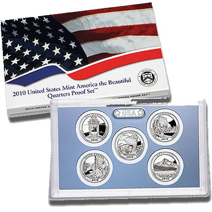 2010 S US Quarter Proof set Cameo Proof