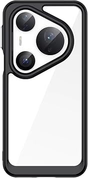 Microcase Huawei Pura 80 Ultra Shield Serisi Darbeye Dayanıklı Yarı Esnek Plastik Tpu Kılıf - AL8100 (Siyah)