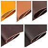 Leather Scraps - Pieces of Leather in Brown Ideal for Craft Works, Extra Large, Quality Genuine Leather, Repair Bags, Textiles, Covering, Decoration, 2.2lb (1kg), Various Shades, Format A3 - Brown #3