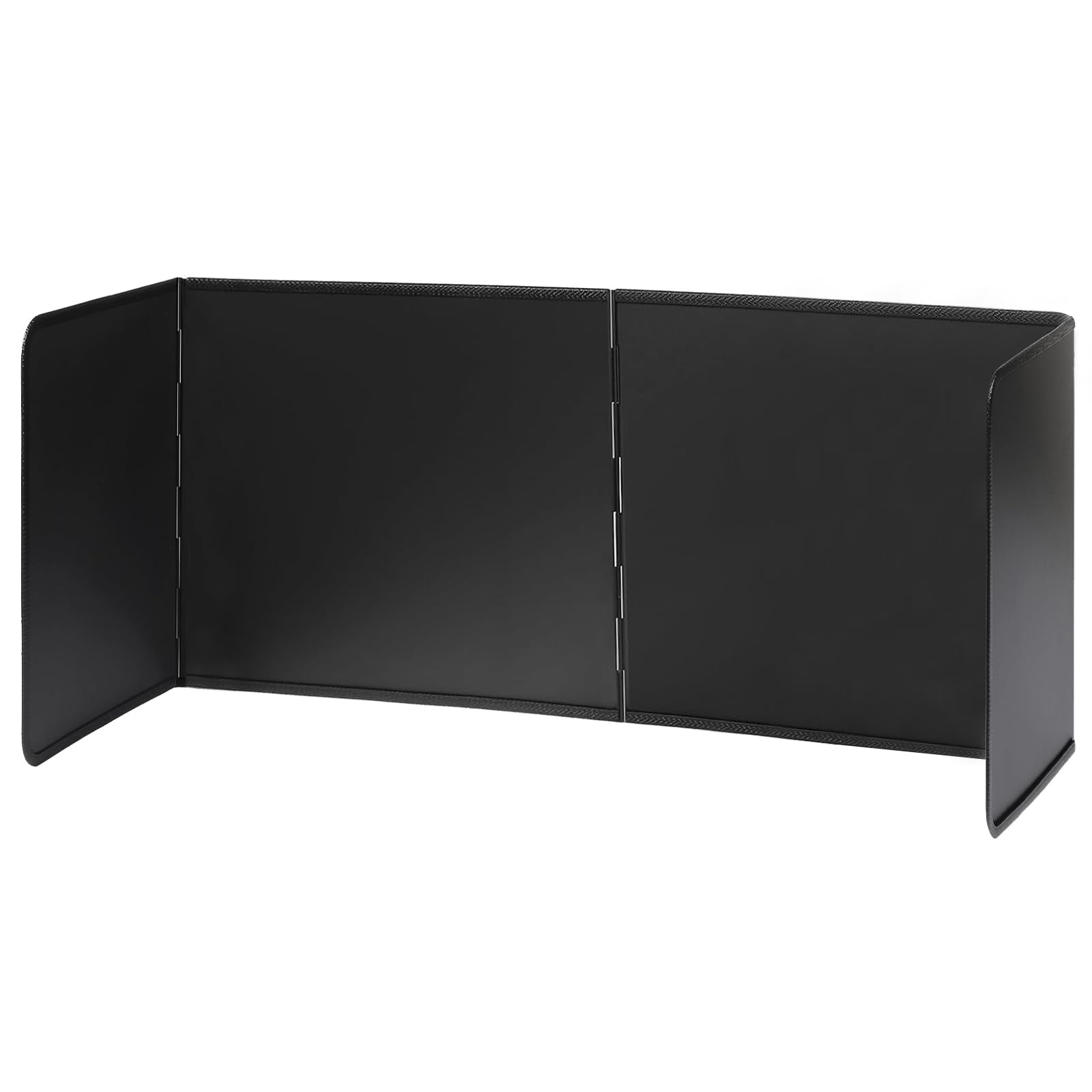 Anti-Splash Plate Kitchen Foldable Screen Protector Anti-Splash Kitchen Baking Tray Easy to Clean Kitchen Utensils, Black-L