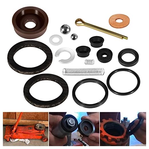 Seal Replacement Repair Rebuild Kit for Floor Jack Hein Werner WS Model 1-1/2 Ton (16PCS)