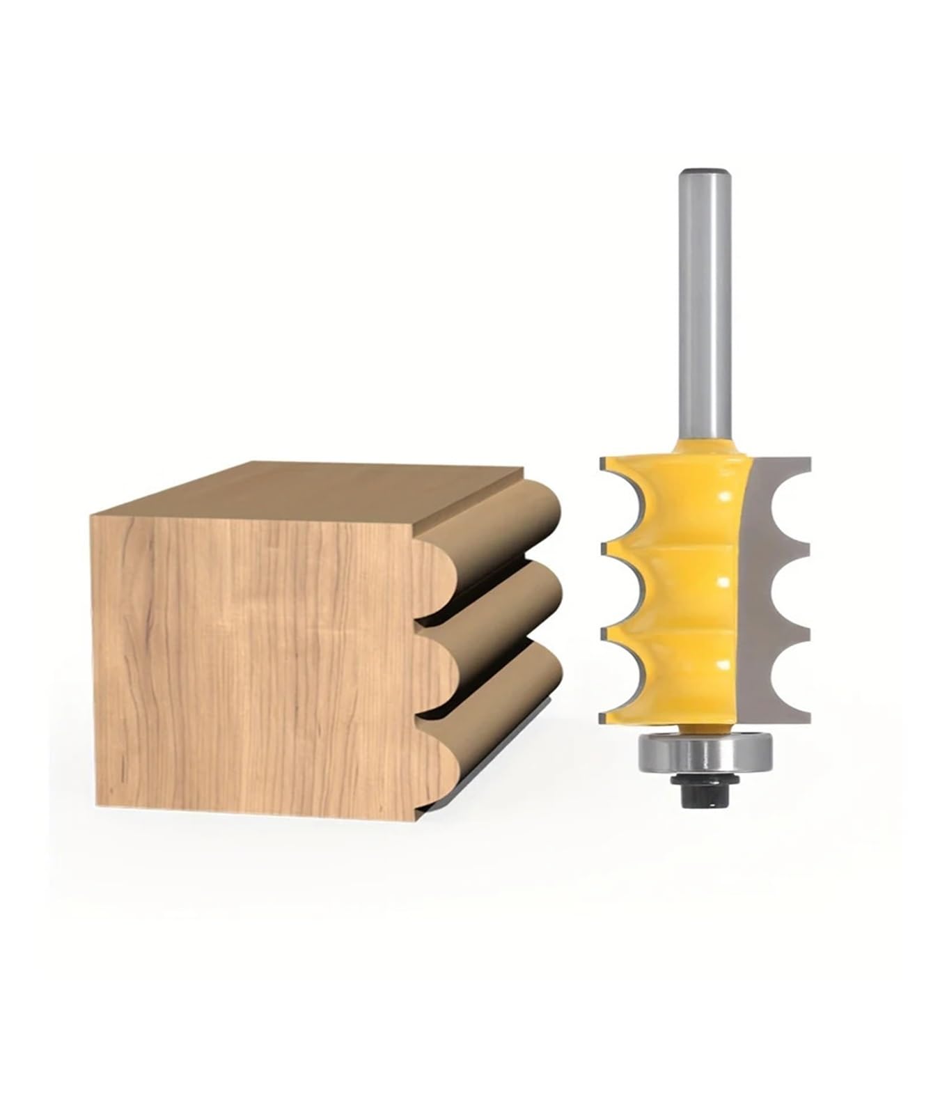 Punta for fresa con finitura a tripla perlina ‌1 pezzo gambo da 1/4"