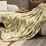 Fleece Throw Blanket Cozy Soft Lightweight Throw Blankets Warm Plush Purple Fall Blankets and Throws