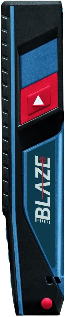 BOSCH GLM400C 400 Ft Blaze Outdoor Connected Laser Measure with Viewfinder, Includes 3 AA Batteries, Hand Strap, Pouch