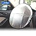 Produktbild Auto lenkradbezug Sonnenschutz Abdeckung - Universelles lenkradhülle Wärmereflektion Deckel, Verbessert 2 Stück Silber, 43,0 * 43,0 cm Geeignet für Die Meisten Cars