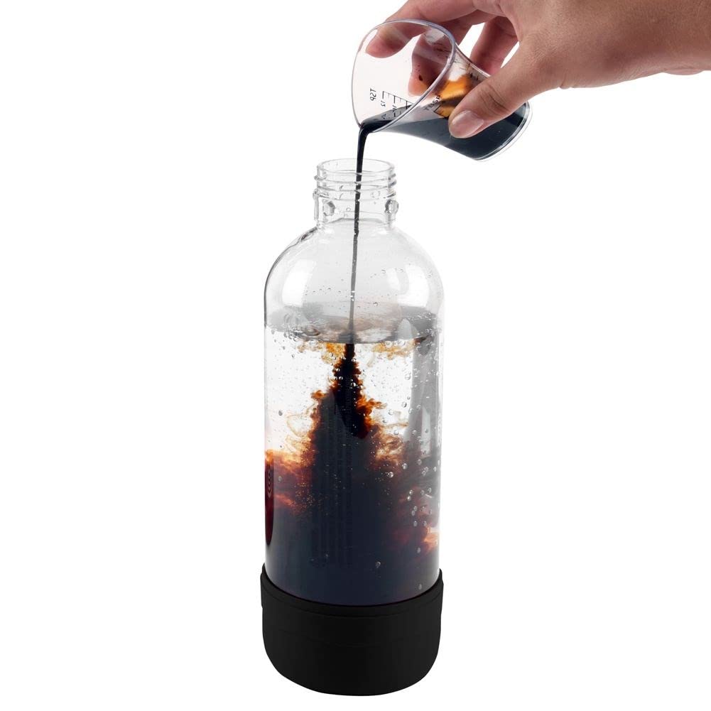 AquaDream Aireador de agua para burbujear | con gas y sifón de agua, color negro