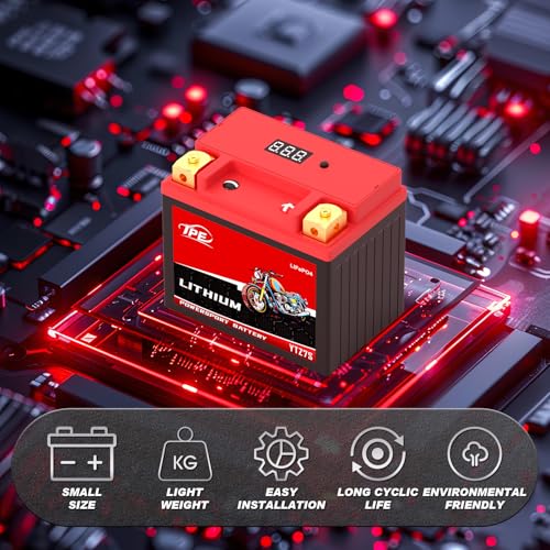 Image of TPE Lithium YTZ7S-BS 12V 4AH 380CCA Motorcycle Battery Powersport Battery for ATV, Jet Ski, Scooter, PWC & More