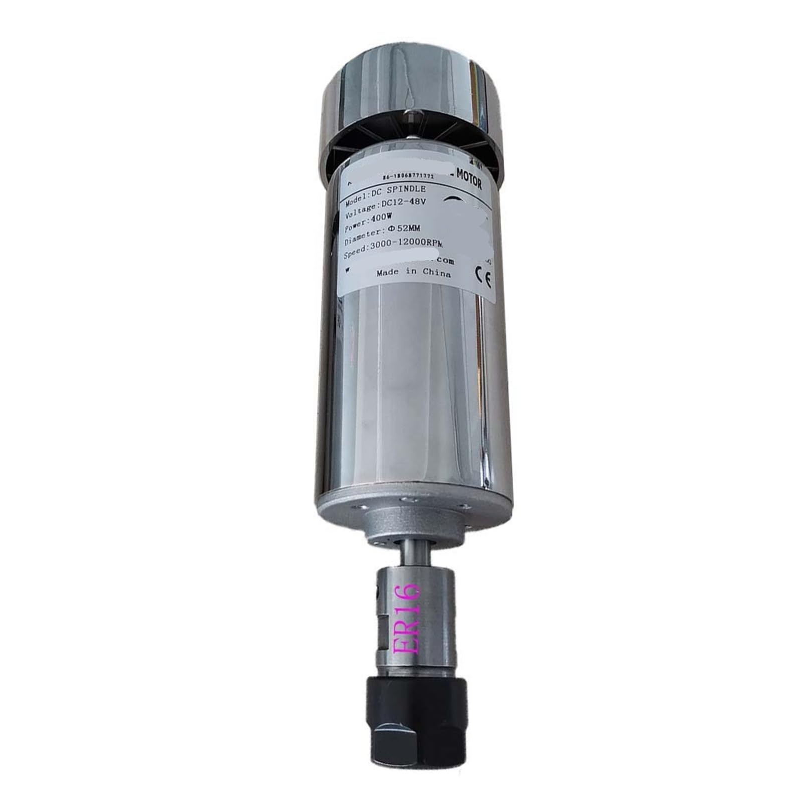 Broche CNC 400W DC performante dotée d'un mandrin ER16 robuste - 3