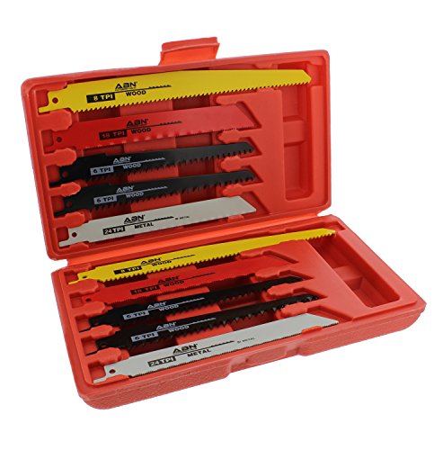 ABN Reciprocating Saw Wood & Metal / Bi-Metal Blade 10-Piece ...