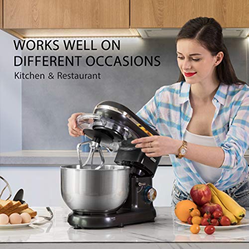 image for VIVOHOME Stand Mixer, 650W 6 Speed 6 Quart Tilt-Head Kitchen Electric 