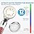 FASTRAS LED Shower Head with Handheld, High Pressure Shower Head with Hose, Holder & PTFE Tape etc, 3 Water Temperature-Controlled Water Saving Filtered Shower Head for Dry Hair& Skin