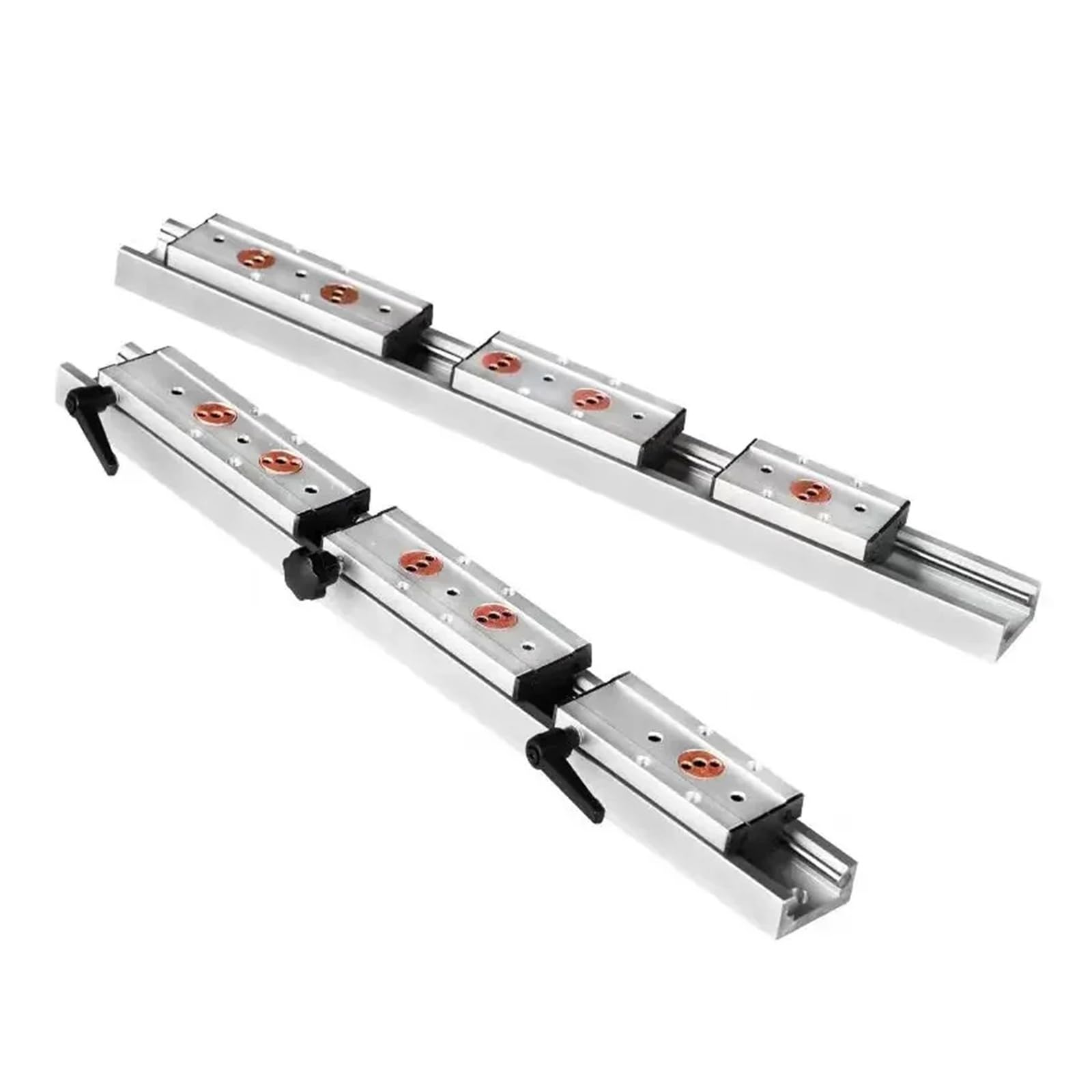 Guide linéaire à double axe intégré argenté 28 mm SGR10 Bloc SGR10 Longueur de guide 300 500 600 1000 Glissières de travail du bois (SGB10-5, 200 mm)