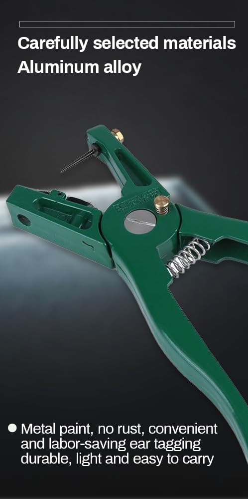 Pinza Marchi Auricolari per Bestiame in Metallo Applicatore Universale