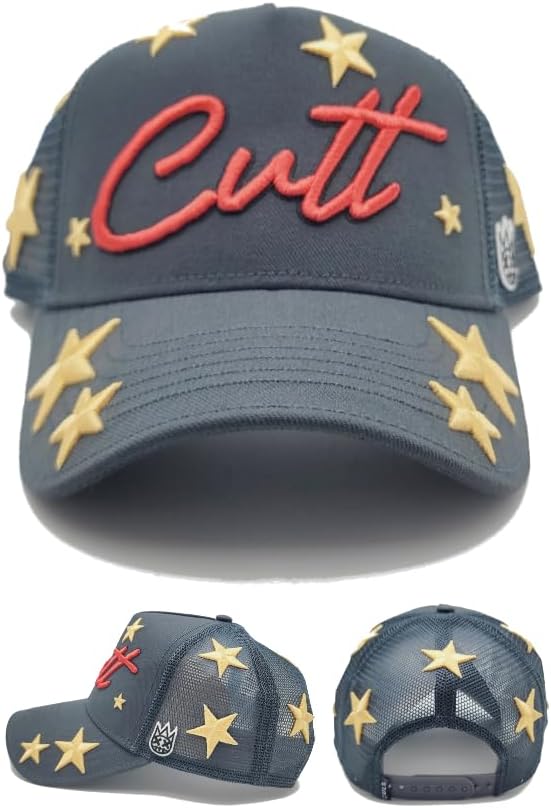 Cult of Individuality New Cherubs Stars Trucker Steel Gray Era Snapback Hat