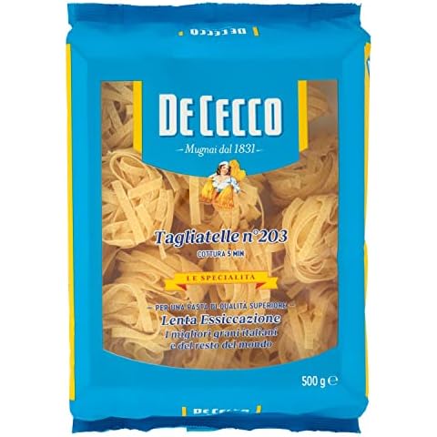 De Cecco Tagliatelle 203 High Quality Pasta Cover