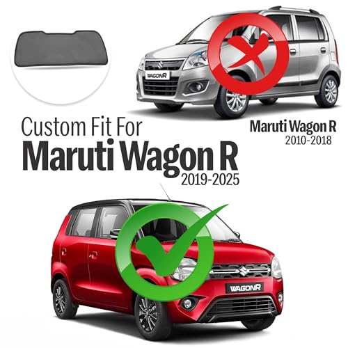 Image of Autofact Dicky Curtain for Maruti Wagonr 2019-2025 | Custom Fit Rear Windshield Sunshade | UV & Heat Protection | Foldable Mesh | Privacy & Cooling Car Accessory