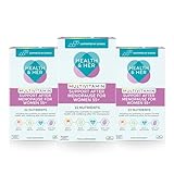 Health & Her Multivitamin Support After Menopause for Women 55+ - Supplements for Women - Nutrition and Wellbeing Support - 3 Month Supply, 180 Tablets - Vegan & Gluten Free