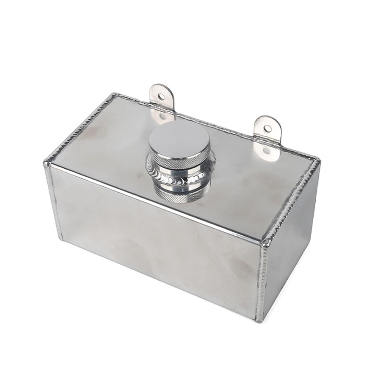 Butelka do spryskiwaczy przedniej szyby, aluminiowa butelka na spryskiwacz, 2 l, łatwa instalacja, zestaw opryskiwaczy intercooler, polerowany spray intercooler, uniwersalny do części samochodowych