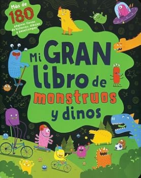 Hardcover MI GRAN LIBRO DE MONSTRUOS Y DINOS- MAS DE 180 PAGINAS [Spanish] Book