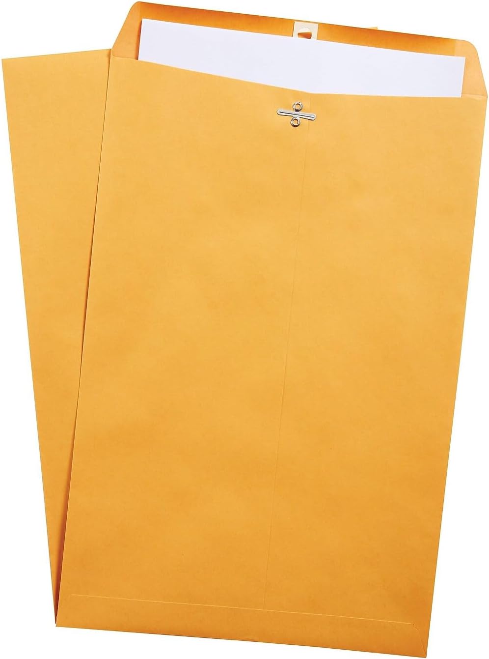 Staples 12 x 15.5 Brown Clasp & Moistenable Glue #15.5 Catalog Envelopes, Heavy‑Duty Kraft Mailers, 200/Carton