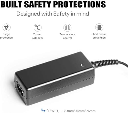 Miniatura 5 de KFD Adaptador de CA para Harman Kardon Onyx Studio 1 2 3 4 5 6 7 Sistema de altavoces portátiles inalámbricos Cargador Cable de alimentación Cable