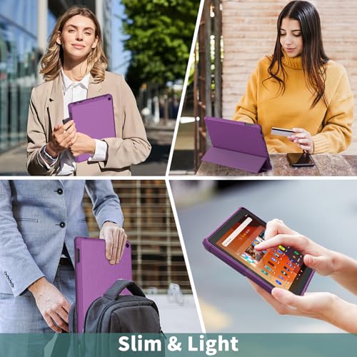 Image of DJ&RPPQ Lightweight and Convenient Case for iPad (A16) 11th Generation 11 Inch 2025 for iPad Protective Case with Auto Wake /Sleep- Dark Purple
