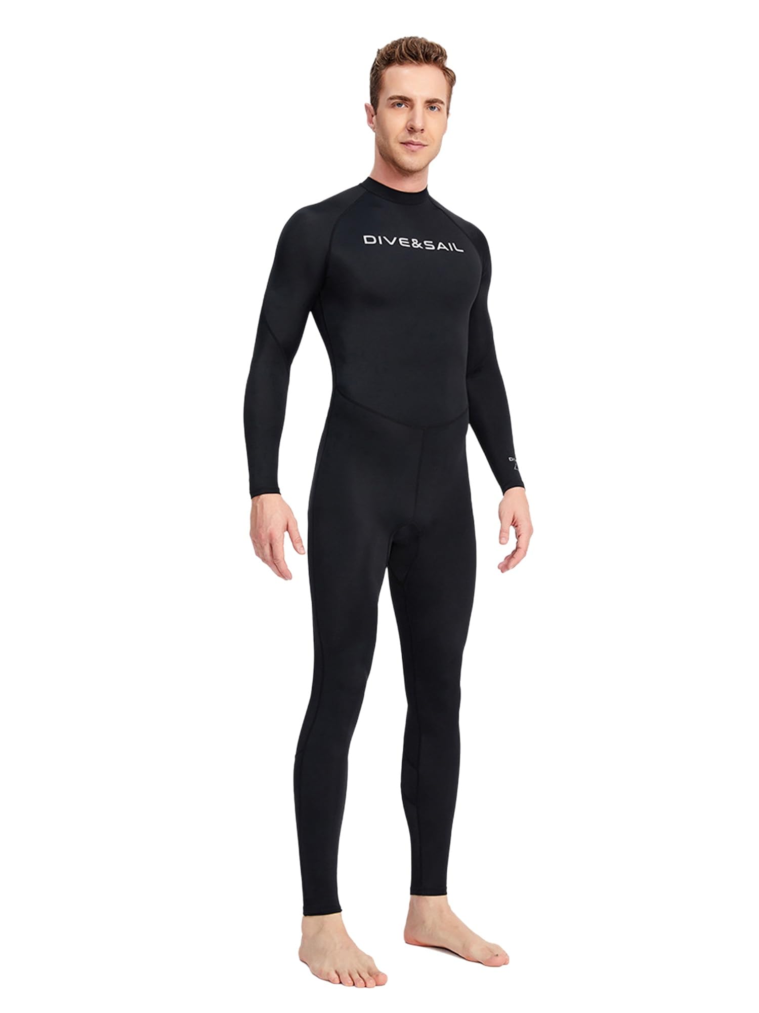 Oyolan Męski strój kąpielowy chroniący przed promieniowaniem UV kombinezon surfingowy kamizelka odporna na zarysowania kombinezon surfingowy dla mężczyzn Scuba Rashguard neoprenowy