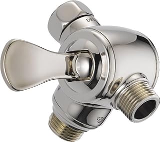 Delta Faucet U4929-PN-PK 3-Way Shower Arm Diverter for Hand Shower, Polished Nickel