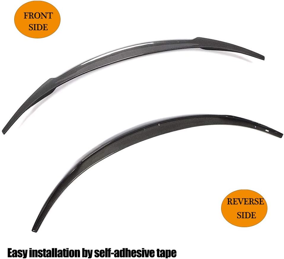 Carbon Fiber Trunk Spoiler Fits for Tesla Model 3 Sedan 2016-2023 Factory Outlet CF Rear Trunk Spoiler Boot Lid Highkick Tail Wing Lip