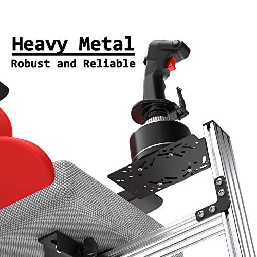 EG STARTS Flight Sim Chair Mounts Center Joystick Chair Mount T-Flight Hotas 4 & Warthog Flight Stick & T16000M FCS & TCA Sidestick Airbus Edition & VKB Gunfighter pro MK 3 Stick - Image 5