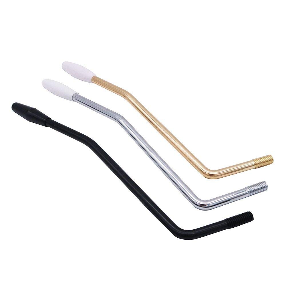 Alnicov 3 szt. Whammy Bar Thread Pojedyncze ramię Tremolo z nasadką (6 mm)