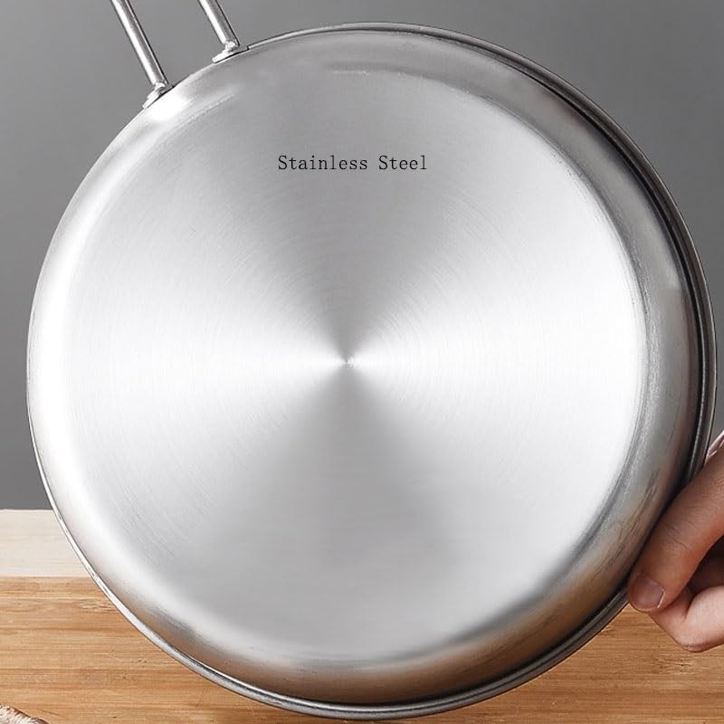 Thick Stainless Steel Composite Bottom Three Piece Cookware Set