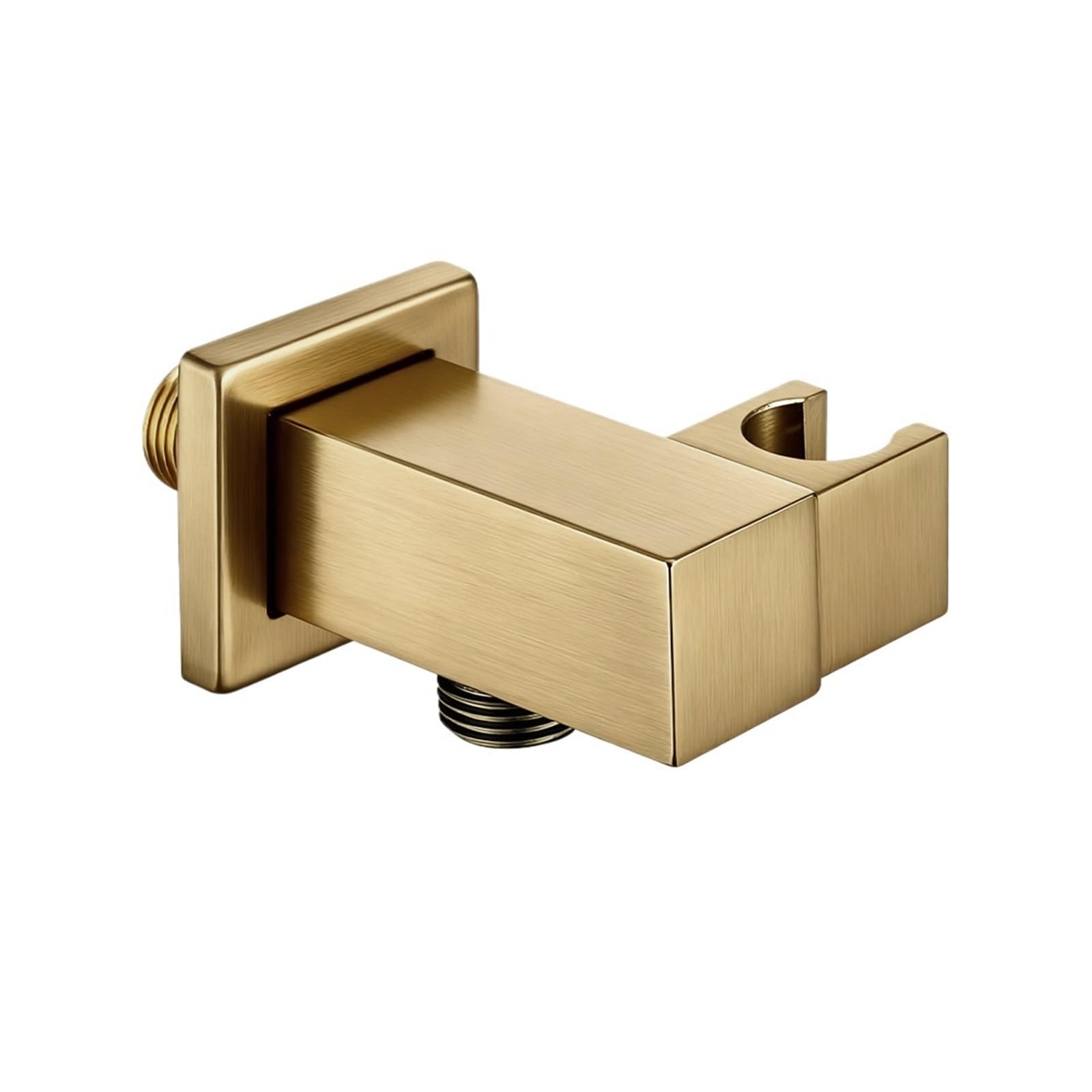 1pcs Brass Adjustable Wall Mount Shower Holder(Brushed Gold)
