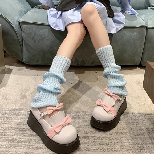 Image of 2 Pcs Leg Warmers Y2k, Leg Warmers, Y2k Accessories, Cute Kawaii Cream Legwarmers for Women Winter