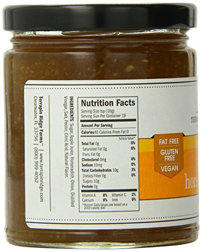 Apple and Horseradish Jam by Terrapin Ridge Farms – One 11 oz Jar