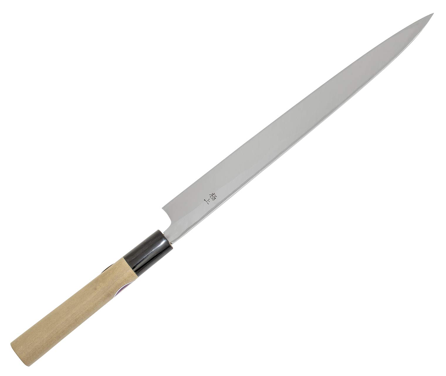 Amazon｜堺菊守 特殊包丁 極上 ふぐ引 水牛柄 シルバー 刃渡り:約24cm