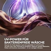Haier Wärmepumpentrockner 9kg I G7 Serie I Klasse B I AI Power Inverter Motor, iOn Air Fresh, Pillow-Schontrommel, Automatik- & Hygiene-Programm, hOn AppI HD90-B667U1 – Ansicht 5