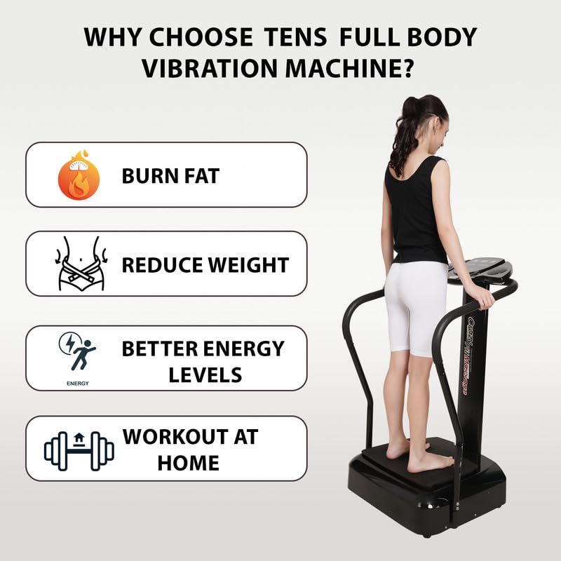 Tens Health Protection Massage Machine Crazy Fit Vibration Plate 1-99 Speed and Bluetooth Masagar Machine 500 Wat for full body exercise fitness workouts Tens Health Protection Massage Machine Crazy Fit Vibration Plate 1-99 Speed and Bluetooth Masagar Machine 500 Wat for full body exercise fitness workouts