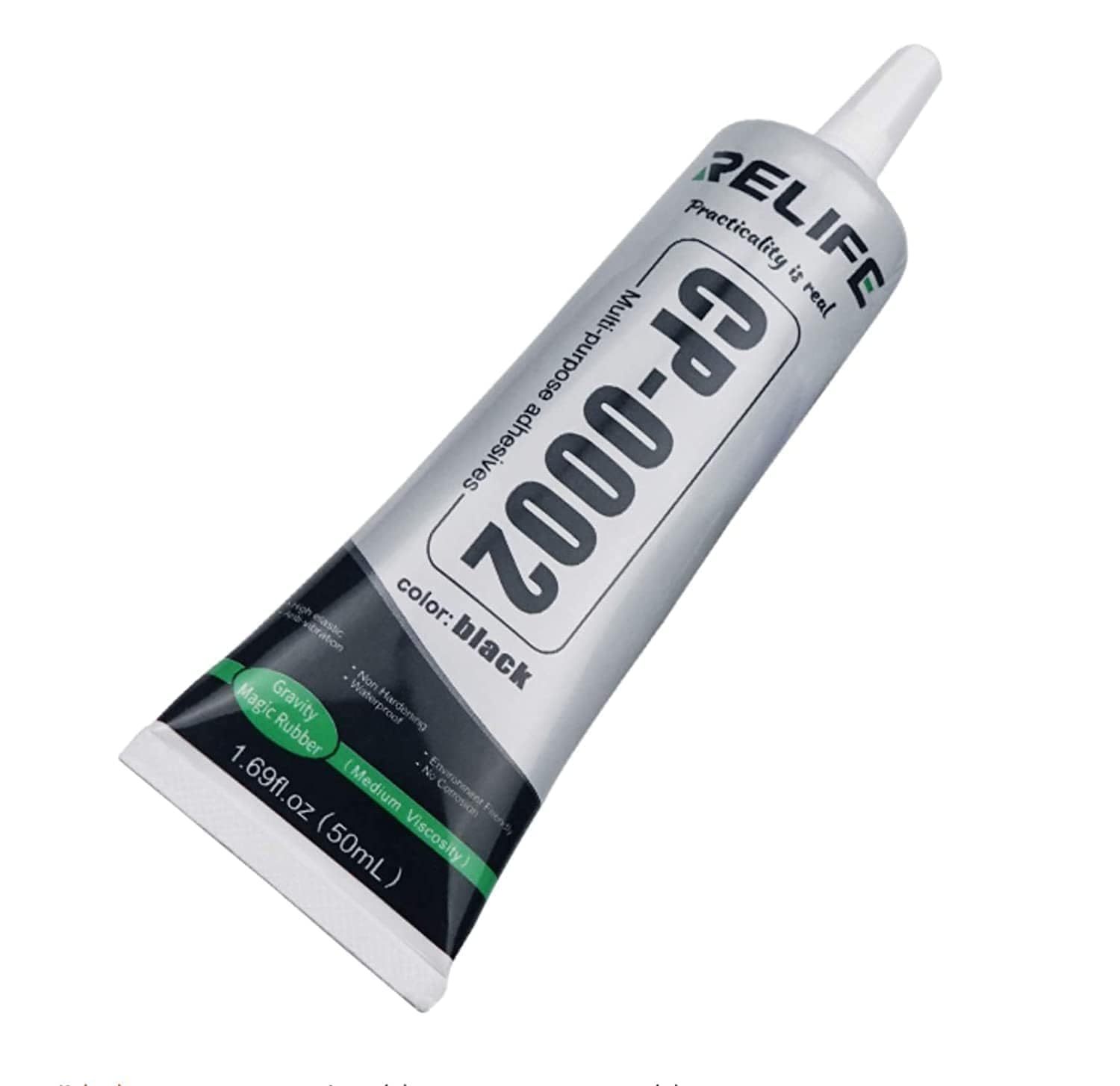 New CP-0002 Strong Adhesive Glue, Water-Resistant, Corrosion-Free Phone Frame Glue - Safe for Environment - Acrylic Sealant for Phone LCD Screen, DIY Objects - 50ml Black-image-16
