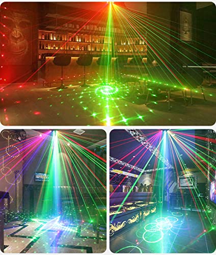 Sumger Dj Disco Party Lights,Sound Activated Laser Projector Effect Lighting,Rgbw Led Strobe Stage Light With Remote Control For Christmas Halloween Karaoke Show Ktv Bar Dance Gift Birthday Wedding #TOP4