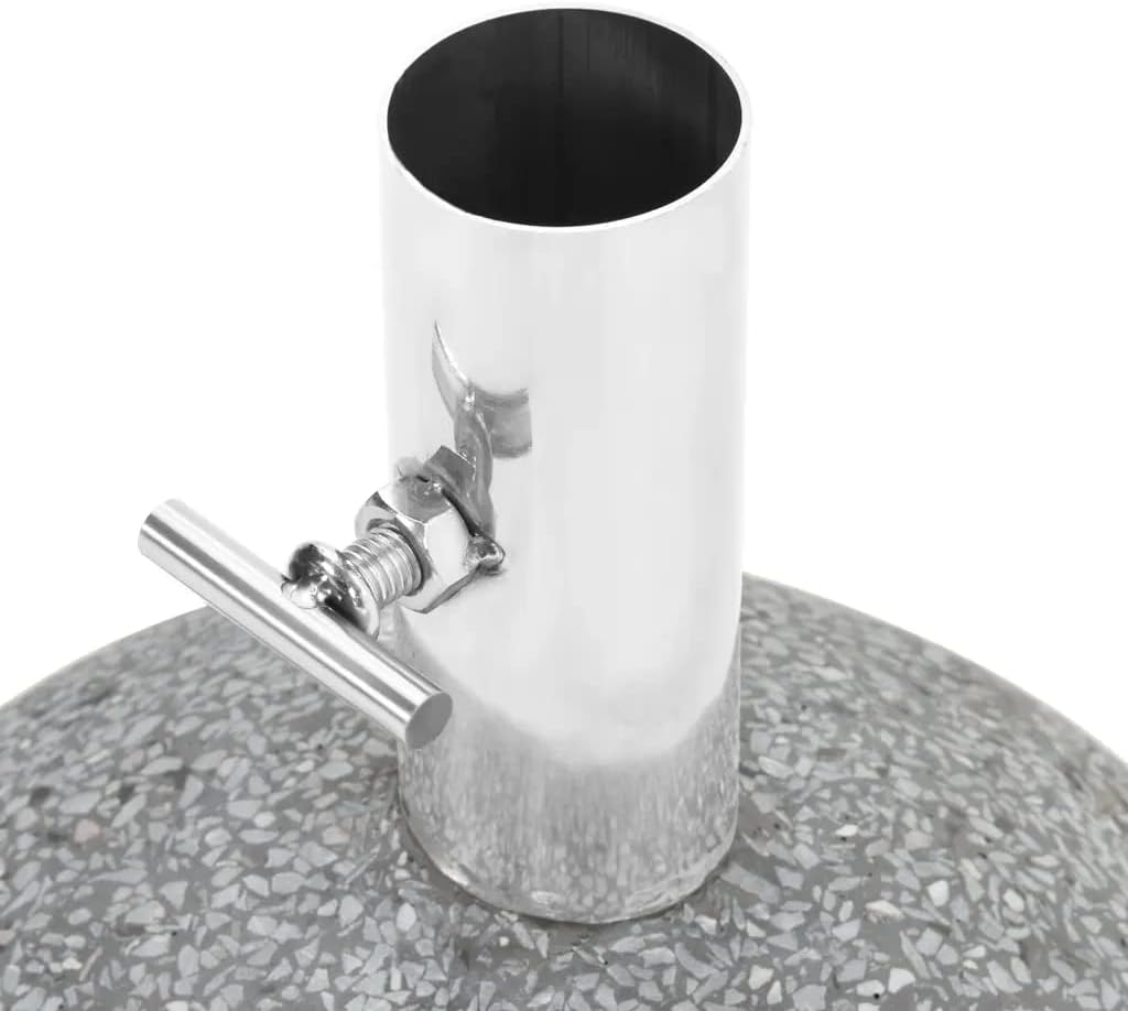 Esschert Design PV11 24 x 25 x 25cm 115Kg S Granite Parasol Stand - Grey
